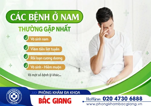 Các bệnh sinh dục nam thường gặp và những dấu hiệu liên quan