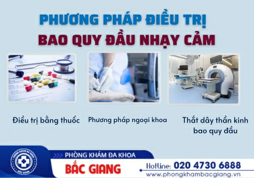 chữa bao quy đầu nhạy cảm