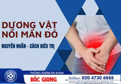 dương vật nổi mẩn đỏ