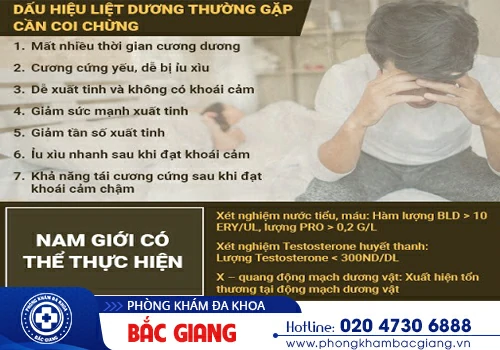 Liệt dương do đâu? Các triệu chứng và mức độ liệt dương