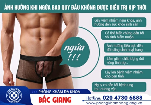 Ngứa bao quy đầu - Triệu chứng tiết lộ các bệnh lý nam khoa nguy hiểm