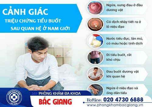 Tiểu buốt sau khi quan hệ - Cảnh báo 5 bệnh lý nguy hiểm
